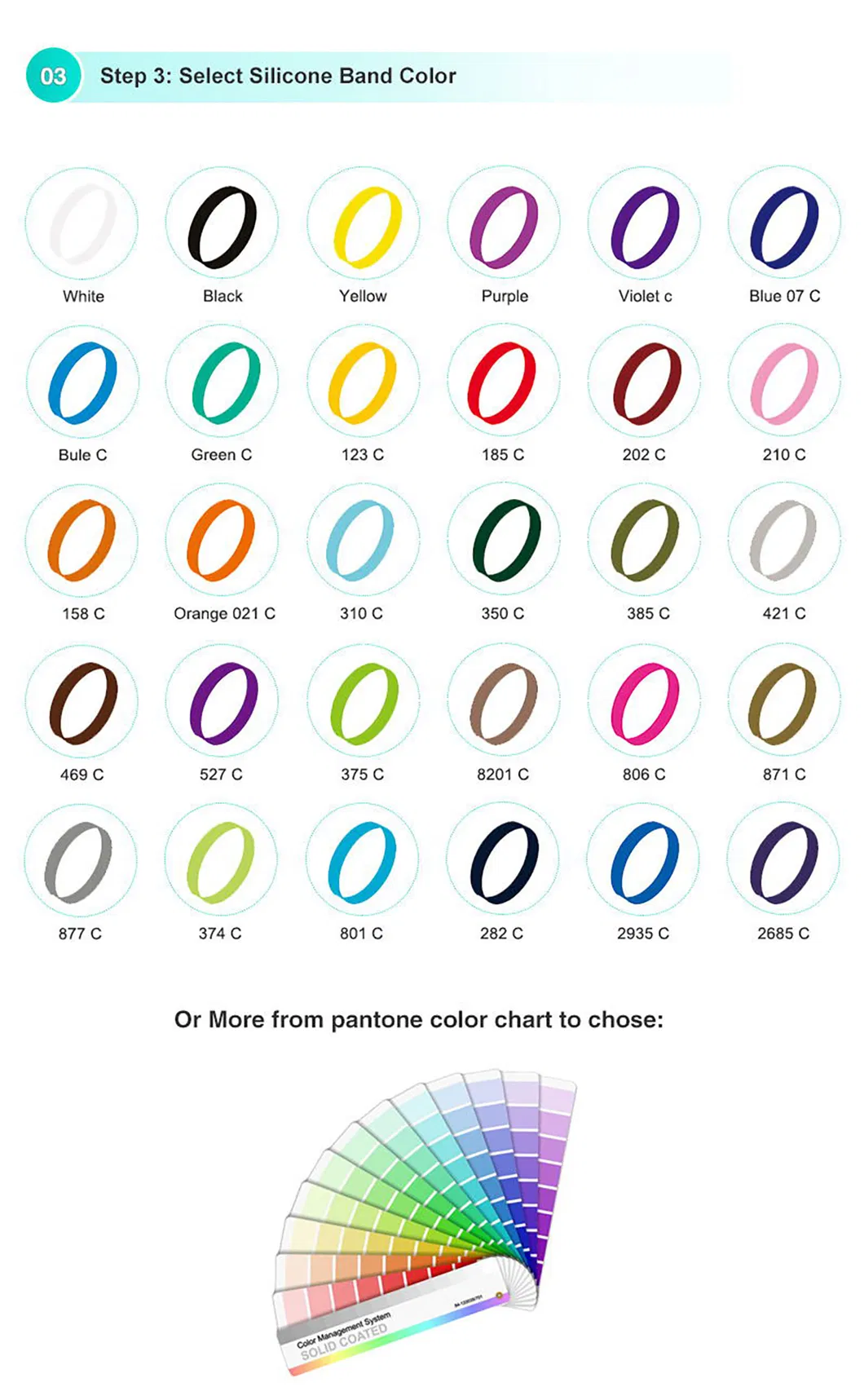 Pulseira de Silicone 3