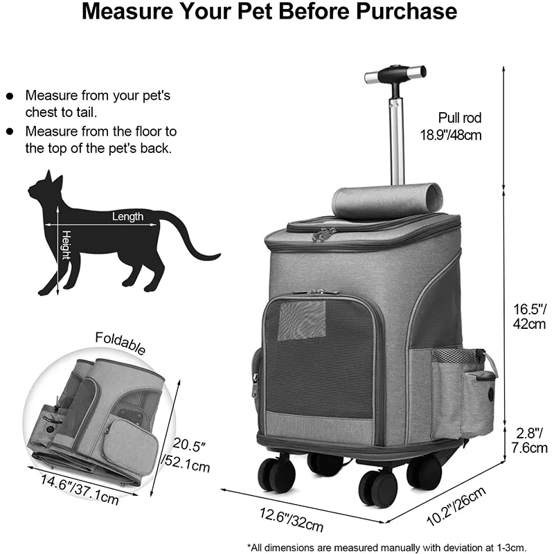 Mochila Pet Vista 3