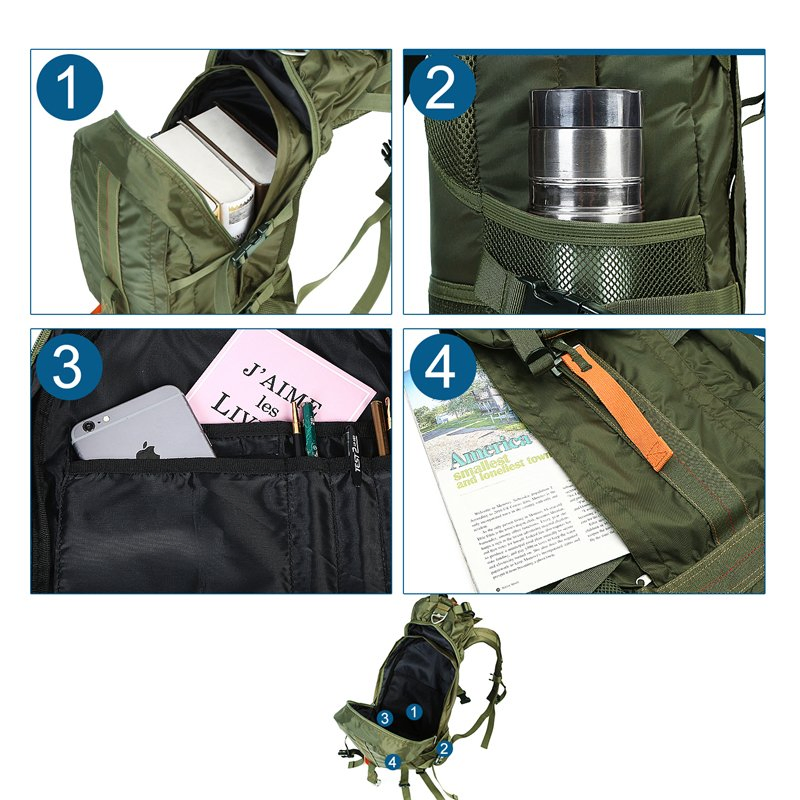 Mochila leve para paraquedismo ao ar livre para piloto