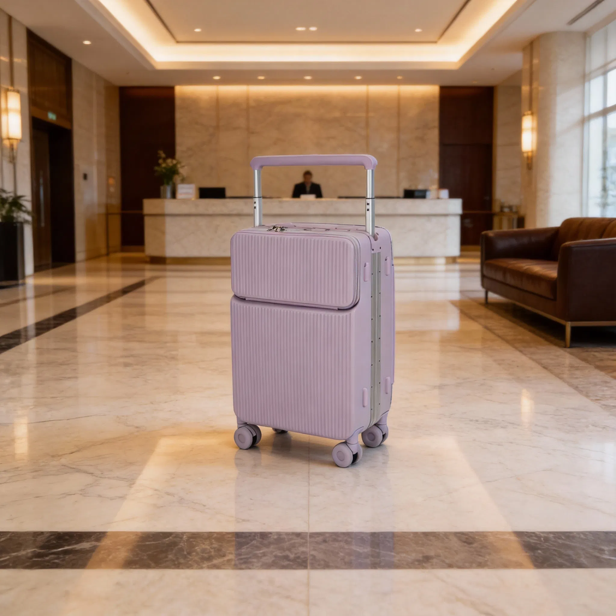 Mala de mão leve projetada para conveniência de cabine e viagem