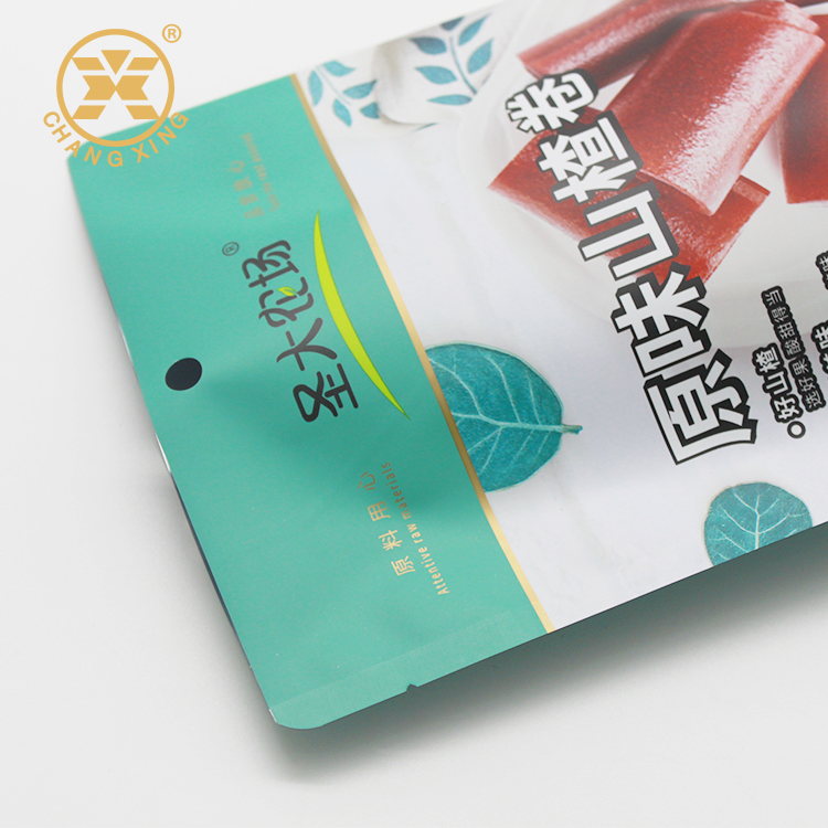 Embalagem Plástica Personalizada por Atacado para Alimentos, Lanches, Frutas Secas, Doces em Saco Tipo Stand Up