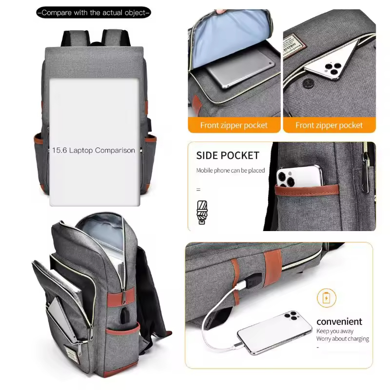 Mochila Oxford à prova d'água e na moda para transporte de laptop para estudantes ao ar livre