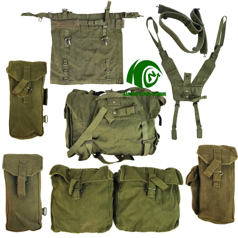 Mochila de Caminhada Tática Britânica de Grande Capacidade 58 Qualquer Cor Disponível Bolsa de Camping em Lona