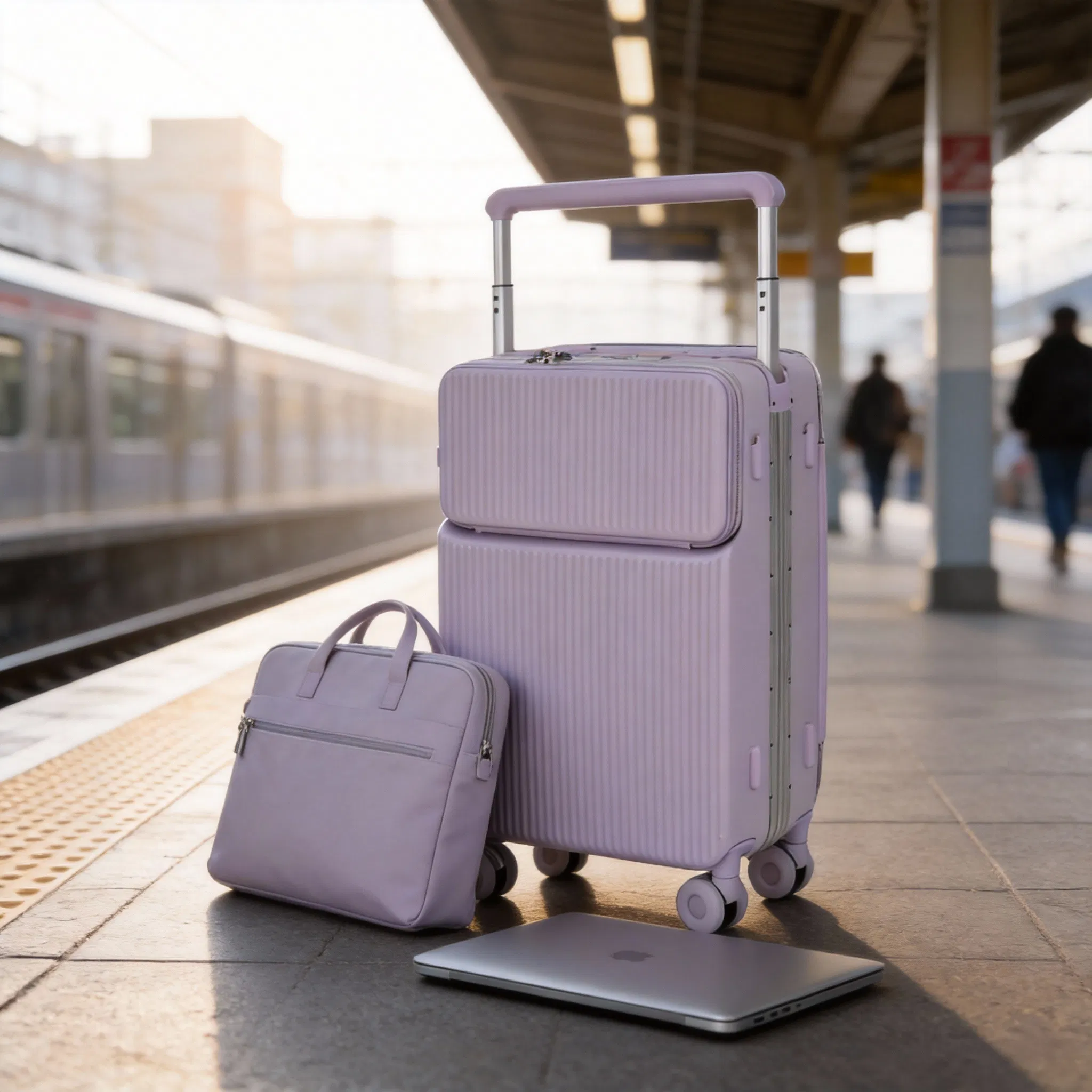 Mala de mão leve projetada para conveniência de cabine e viagem
