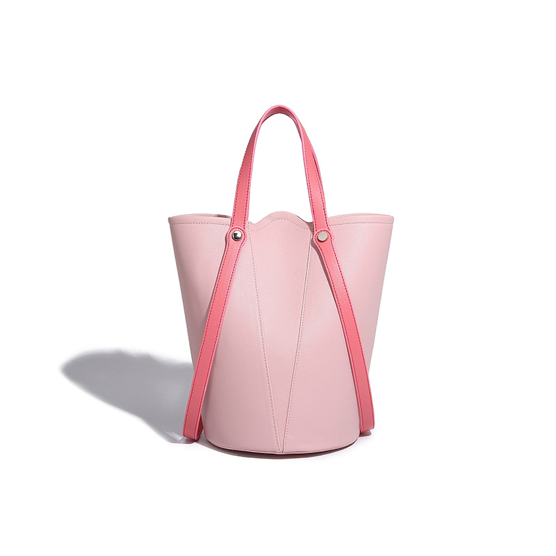 Bolsa de Mão Simples para Mulheres, Bolsa de Ombro Única, Bolsa Bucket de Alta Capacidade, Bolsa Transversal (MFN7673)