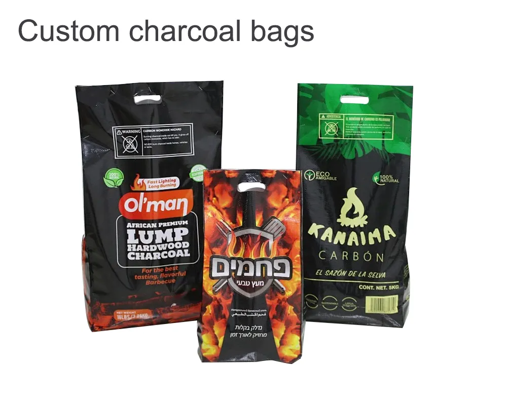 Sacos de Carvão em Papel Kraft