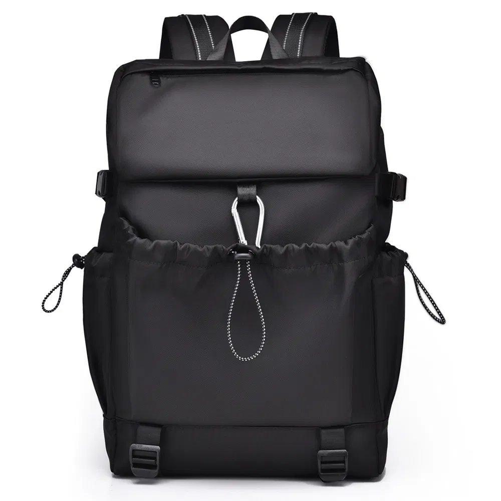 Bolsa de cordão unissex sólida, mochila casual para viagens ao ar livre