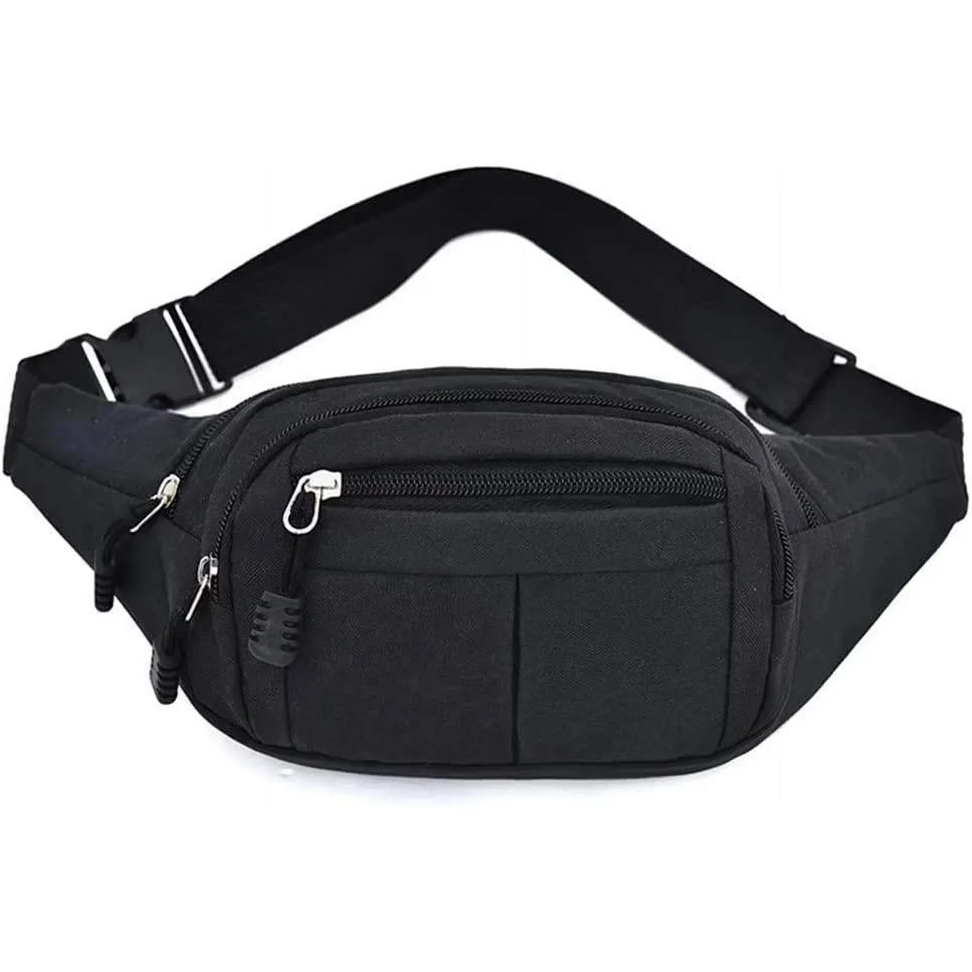 Mochila de cintura unissex à prova d'água, resistente ao desgaste, para fitness, ombro único, esportes ao ar livre