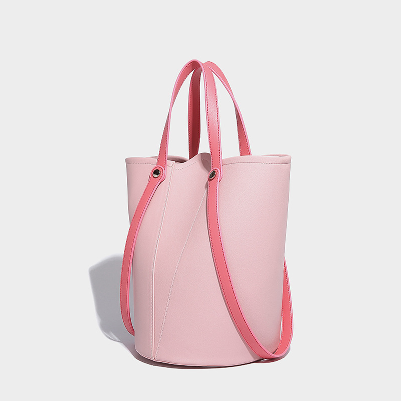 Bolsa de Mão Simples para Mulheres, Bolsa de Ombro Única, Bolsa Bucket de Alta Capacidade, Bolsa Transversal (MFN7673)
