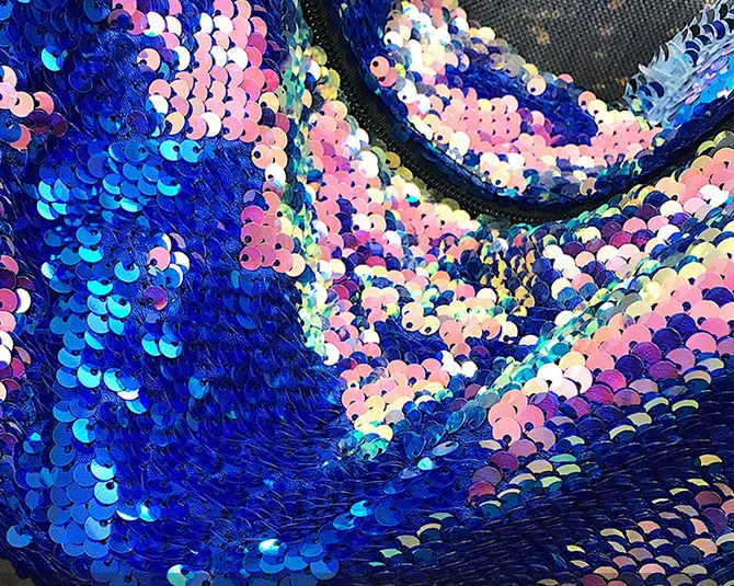 Bolsa de Ombro Hobo Jumbo Feminina de Lantejoulas Personalizada com Glitter e Paillette para Viagem de Moda