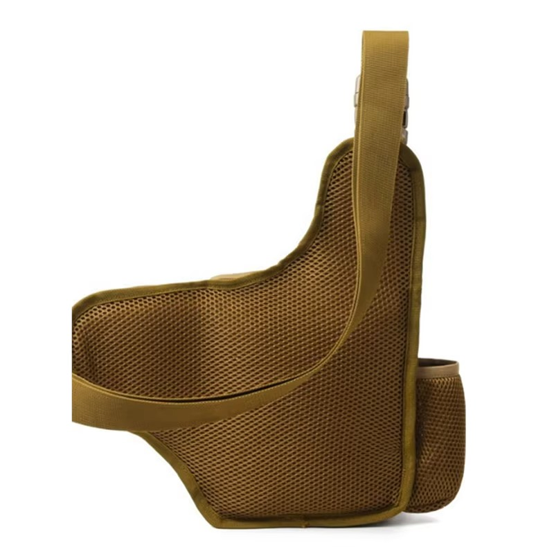 Bolsa Tática Impermeável Neutra para Exterior, Mochila Crossbody, Pequena Bolsa de Transporte Molle