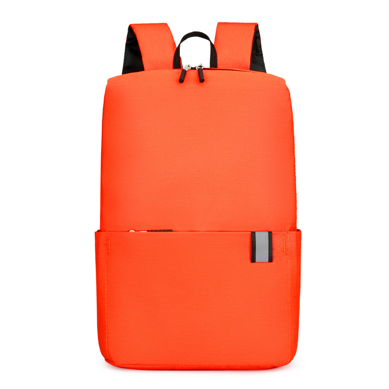 Mochila de Viagem Diária Material Oxford Colorido Sistema de Alça Fechamento com Zíper
