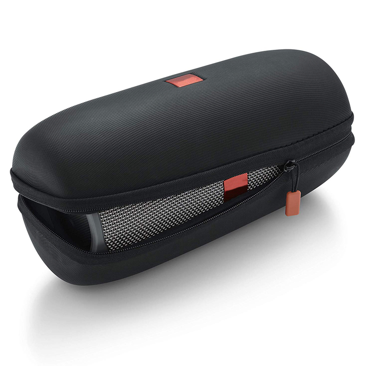 Estojo de Viagem Portátil Protetor à Prova d'Água Preto Grande de Casco Duro para Caixa de Som Bluetooth Sem Fio JBL