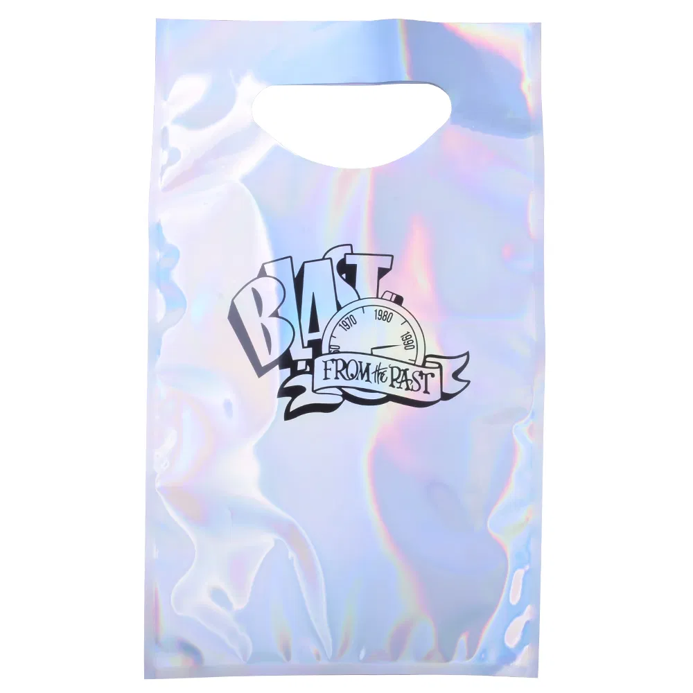 Saco de papel kraft impresso com logotipo, sacola de papel, plástico compostável, solúvel em água, bolsa não tecida com alça