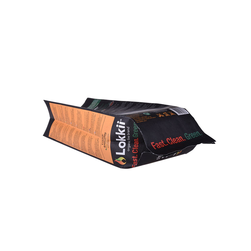 Camadas Duplas 1kg 5kg 10kg 14kg 15kg Sacos de Carvão para Churrasco em Papel Kraft Embalagem de Alimentos Farinha de Arroz Embalagem de Pipoca para Carvão