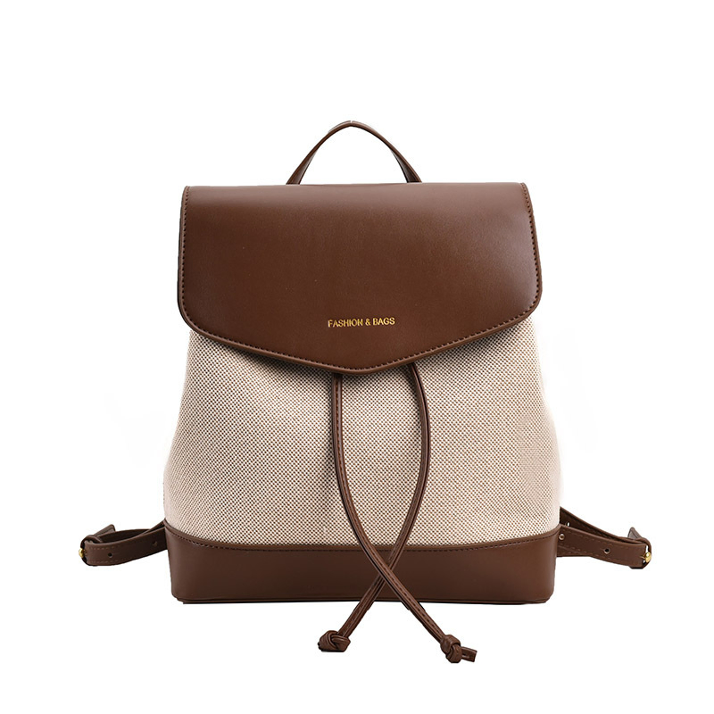 Novo na nova tendência de verão mochila combinação de cores bolsa de lona casual diária feminina bolsa bucket - bolsa de designer e bolsa de mão feminina preço
