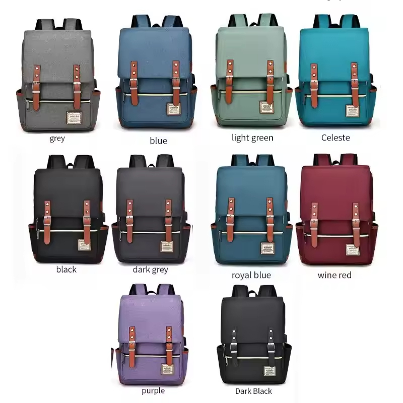 Mochila Oxford à prova d'água e na moda para transporte de laptop para estudantes ao ar livre