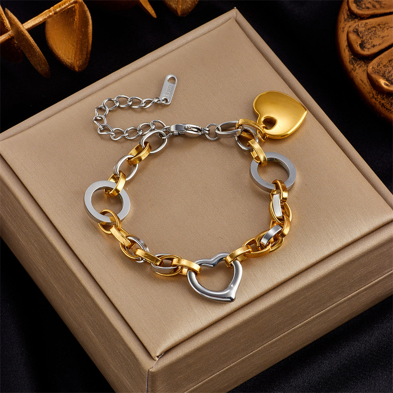 16+ Anos Fabricante Personalizado 18K Pulseira de Aço Inoxidável Banho de Ouro
