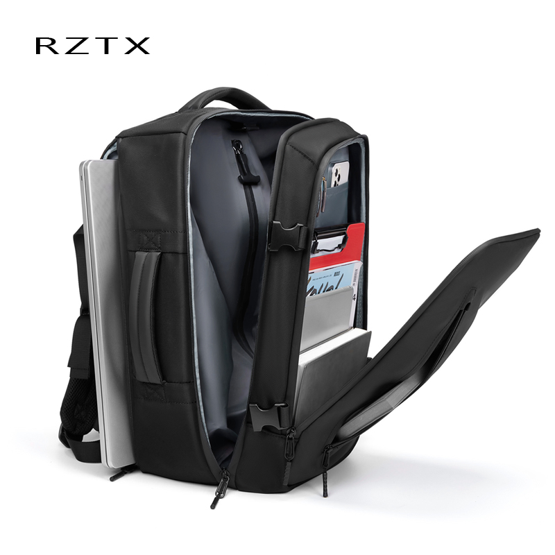 Nova Mochila para Laptop de Grande Capacidade com Saco de Compressão a Vácuo Multifuncional para Viagens de Negócios