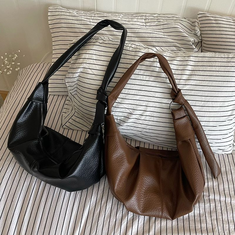 Estilo Simples Bolsa Grande Capacidade Escola Meninas Adolescentes Moda Bolsa Tote Hobo Ombro Transversal