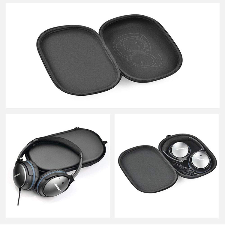Estojo de Transporte Protetor de Casco Duro Personalizado para Fones de Ouvido, Estojo Portátil de EVA para Fones de Ouvido