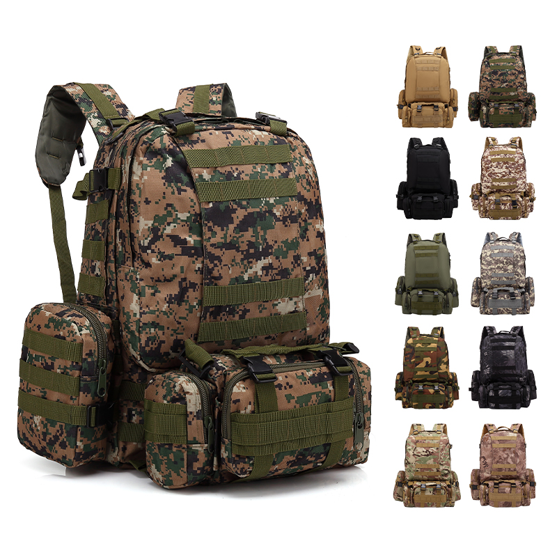 Mochila Tática para Exterior de Alta Resistência - Densidade Fabric1.4kg Usar Equipamento de Sobrevivência