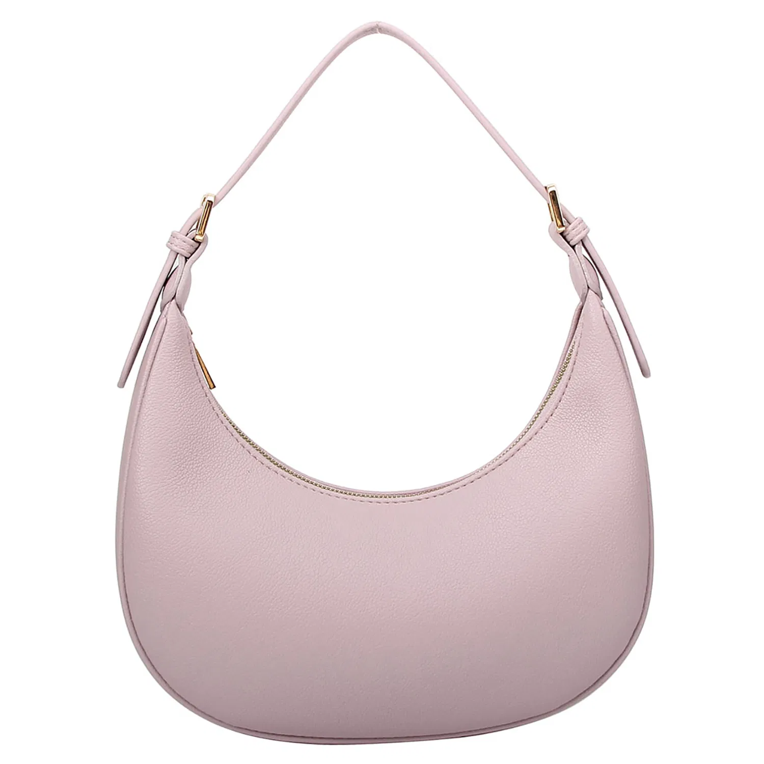Bolsas de Mão Femininas Bolsa Meia Lua com Alça de Ombro Ajustável Bolsa de Ombro Fashion Hobo