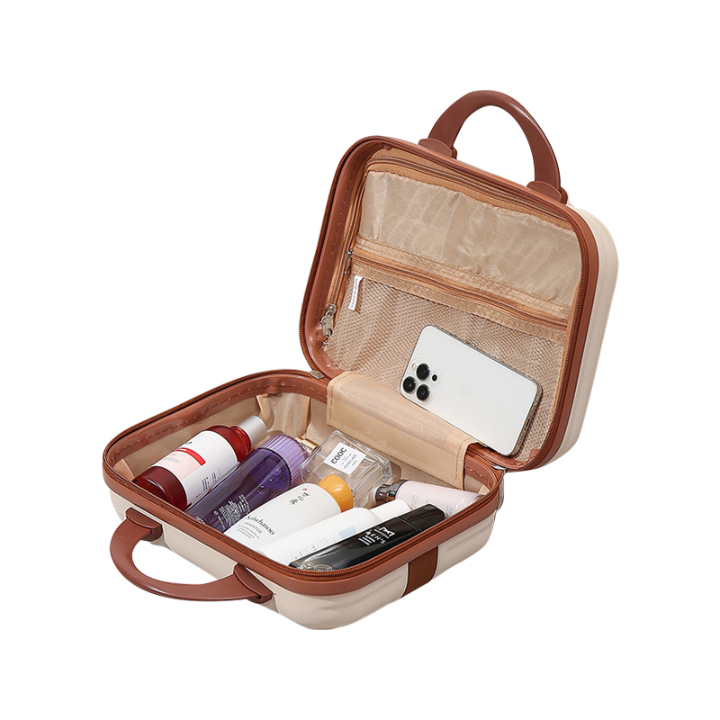 Pochete Slim Luxuosa Bolsa de Maquiagem Premium Pequena Estojo Compacto para Viagem