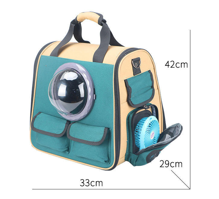 Mochila de transporte dobrável de alta qualidade para astronautas, cápsula de viagem, bolsa de ombro, mochila para gatos e cães, mochila reciclada para animais de estimação