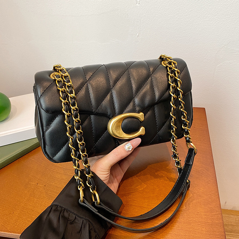 Marca de Luxo 2026 Bolsa Pequena de Corrente Matelassada para Mulheres de Alta Qualidade, Bolsa de Ombro Única, Bolsa Crossbody