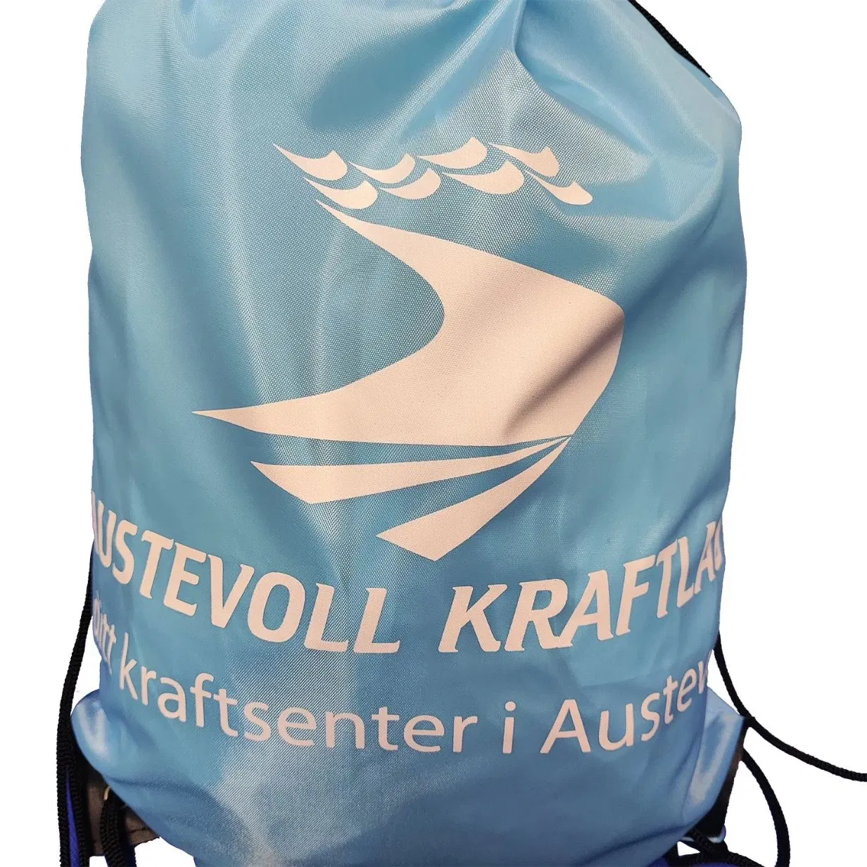 Bolsa esportiva leve e impermeável personalizada com logotipo OEM, com cordão ajustável para eventos e viagens, mochila com cordão