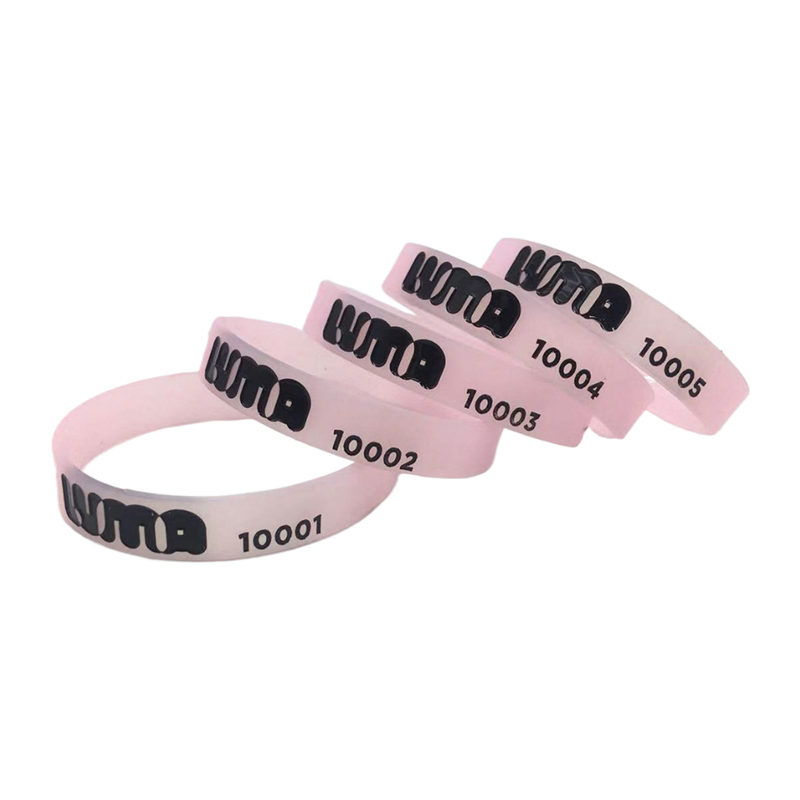 Novas Pulseiras Silicones Personalizadas Brilhantes para Promoção de Presentes
