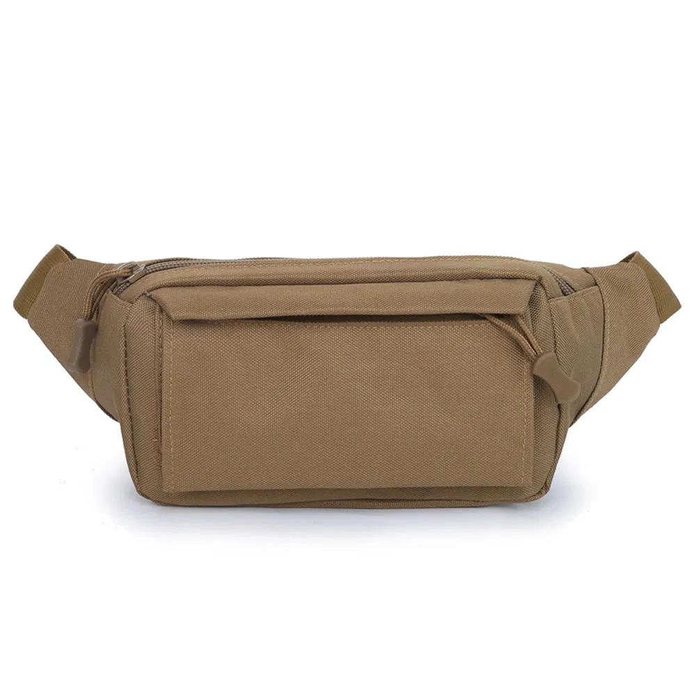 Cintura de corrida casual para esportes ao ar livre, unissex, bolsa multifuncional para celular, pochete de nylon personalizável