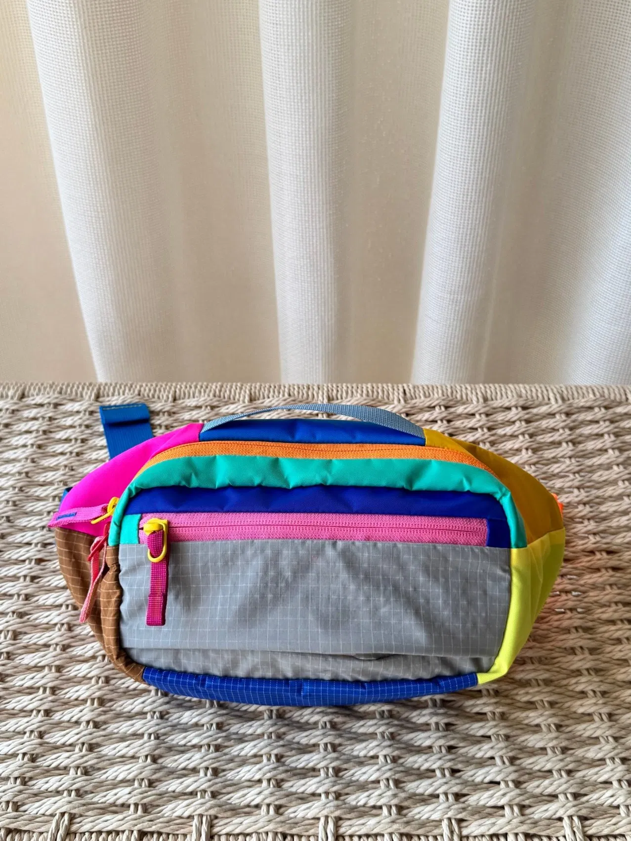 Bolsa de Cintura Mini Impermeável de Nylon para Esportes e Viagens