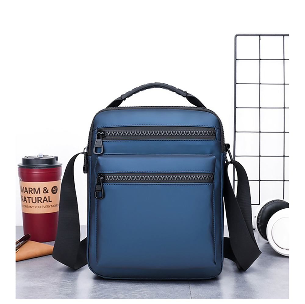 Bolsa Crossbody Masculina com Alça Ajustável à Prova d'Água para Viagens Casuais e Negócios