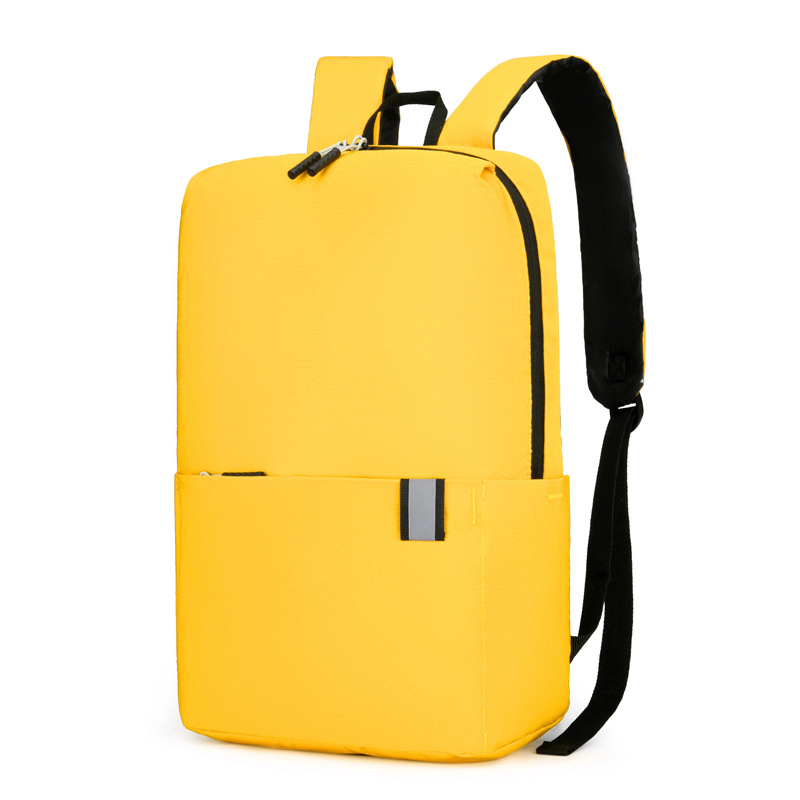 Mochila de Viagem Diária Material Oxford Colorido Sistema de Alça Fechamento com Zíper