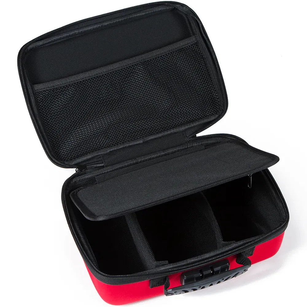 Embalagem de armazenamento com fecho à prova de crianças, caixa de armazenamento com forro de carbono à prova de odores, bolsa de container de carbono com fecho para viagem