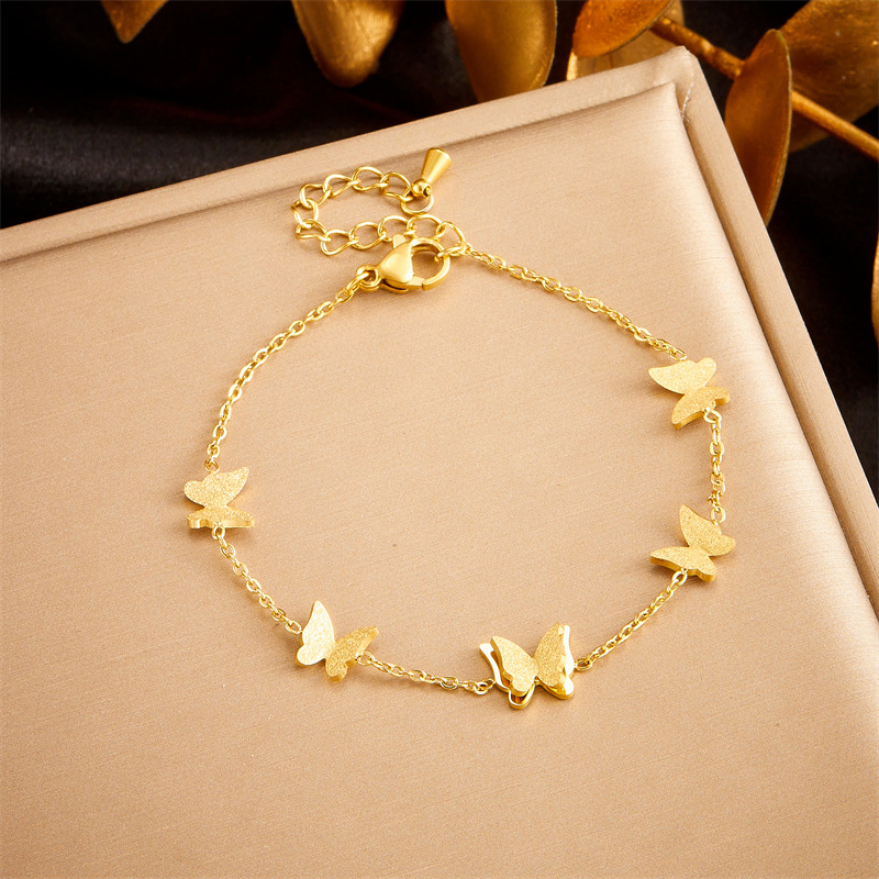 16+ Anos Fabricante Personalizado 18K Pulseira de Aço Inoxidável Banho de Ouro