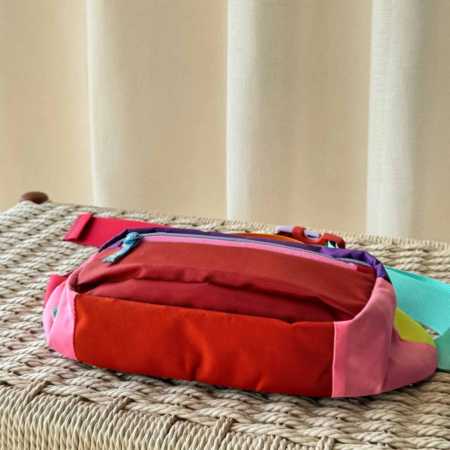 Bolsa de Cintura Mini Impermeável de Nylon para Esportes e Viagens