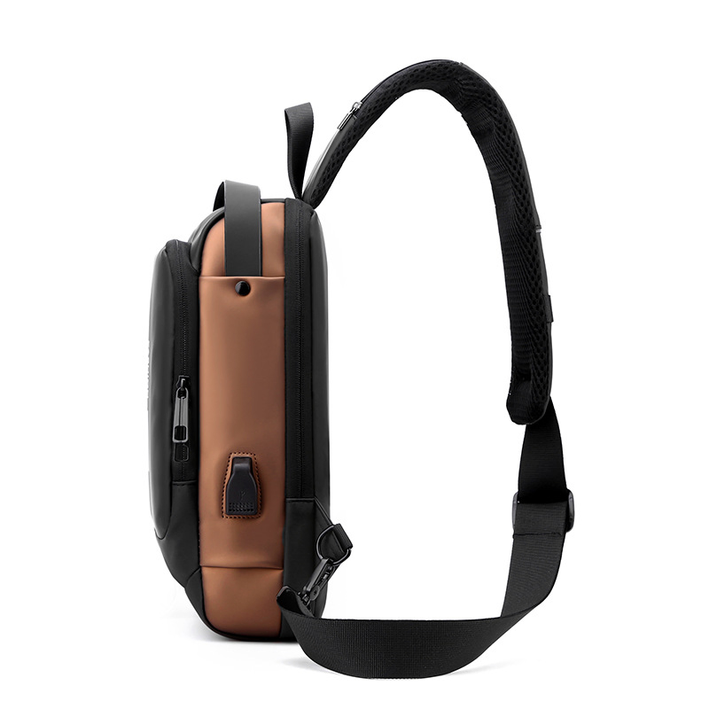 Bolsa de Ombro Sling Personalizada à Prova d'Água Antifurto para Viagem e Caminhada
