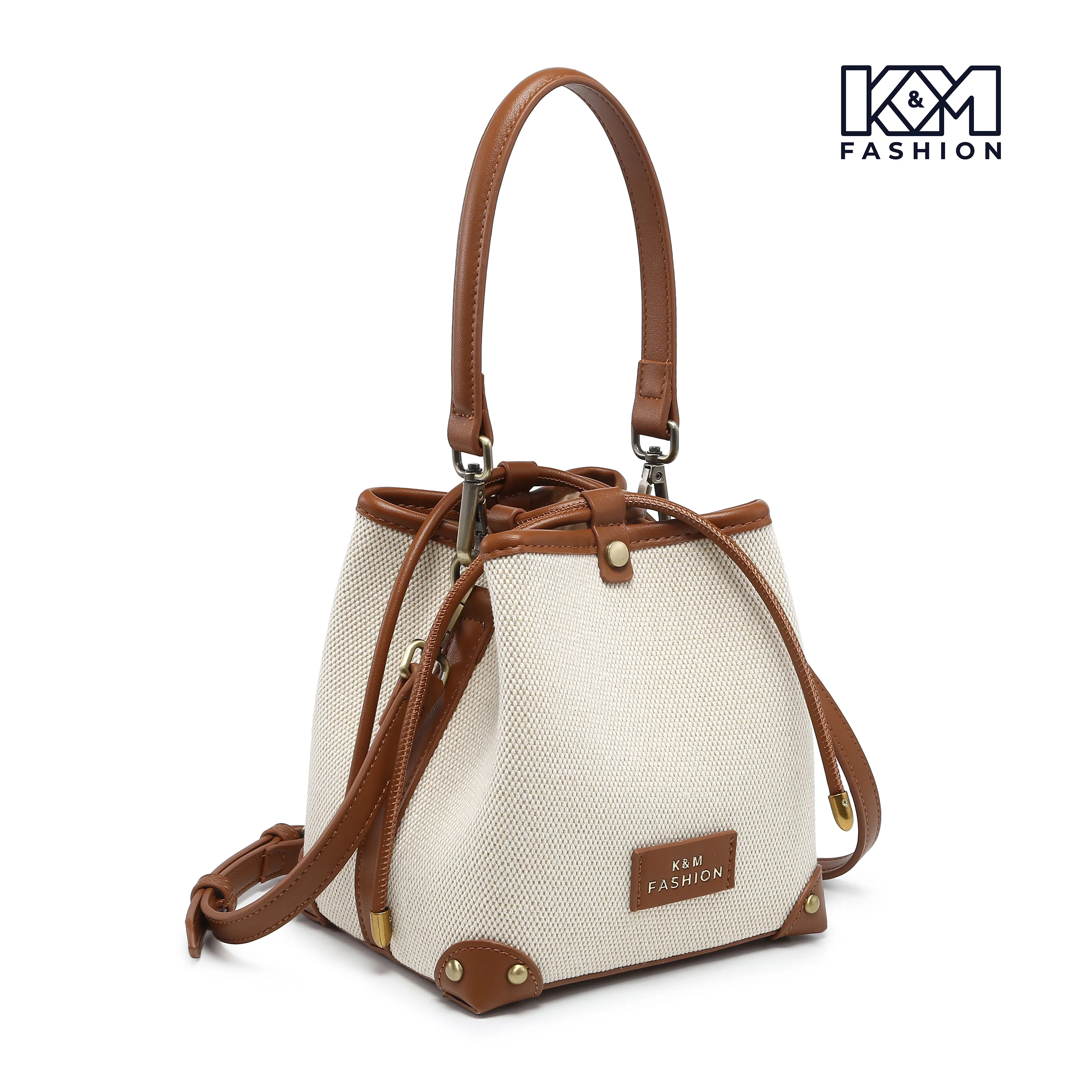 Bolsa Bucket Elegante com Fecho de Corda para Mulheres Fashionistas