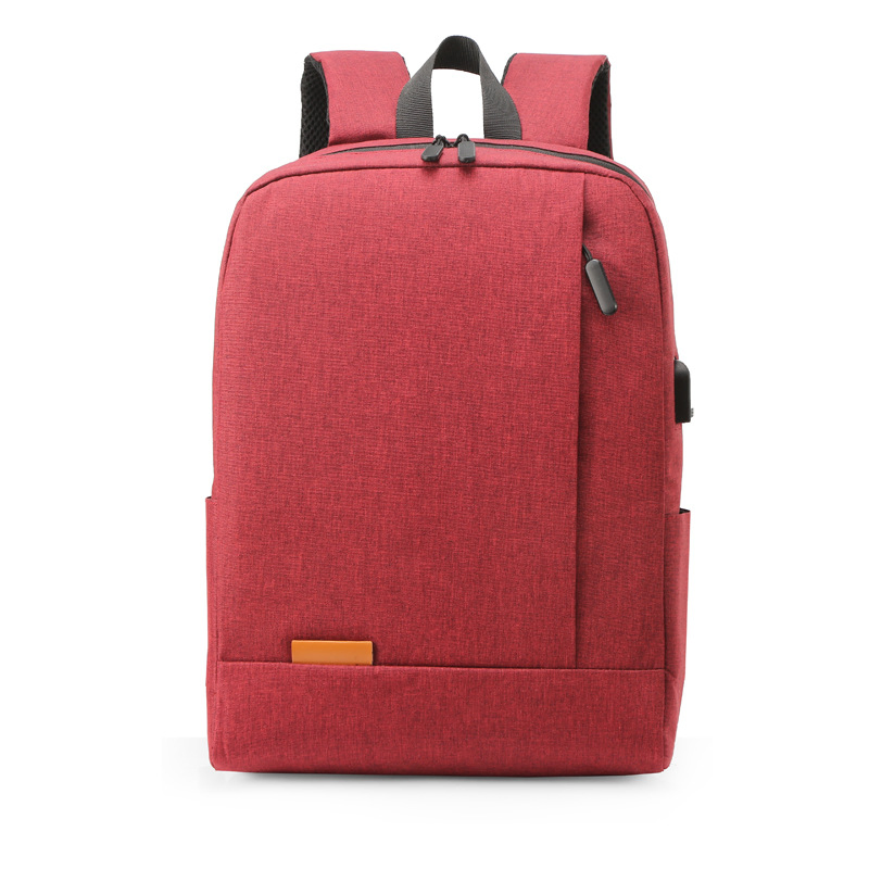 Mochila de Lazer com Logotipo Personalizável, Mochila USB para Estudantes Masculinos e Femininos