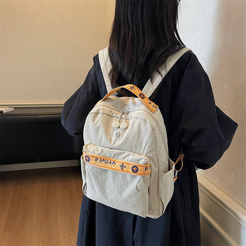 Mochila Compacta de Lona para Mulheres - Perfeita para o Dia a Dia