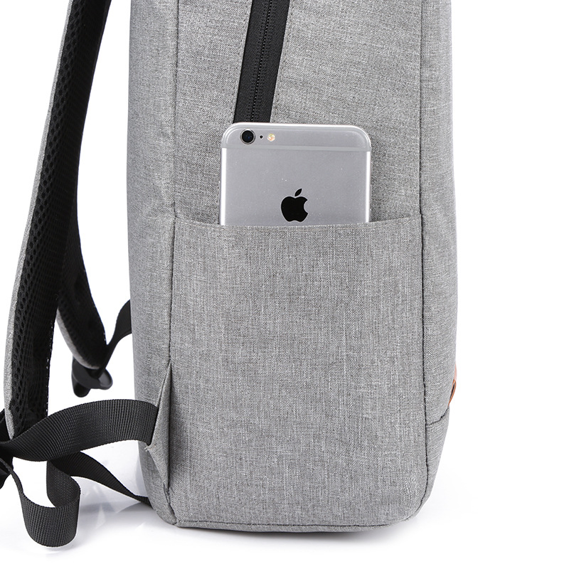Mochila de Lazer com Logotipo Personalizável, Mochila USB para Estudantes Masculinos e Femininos