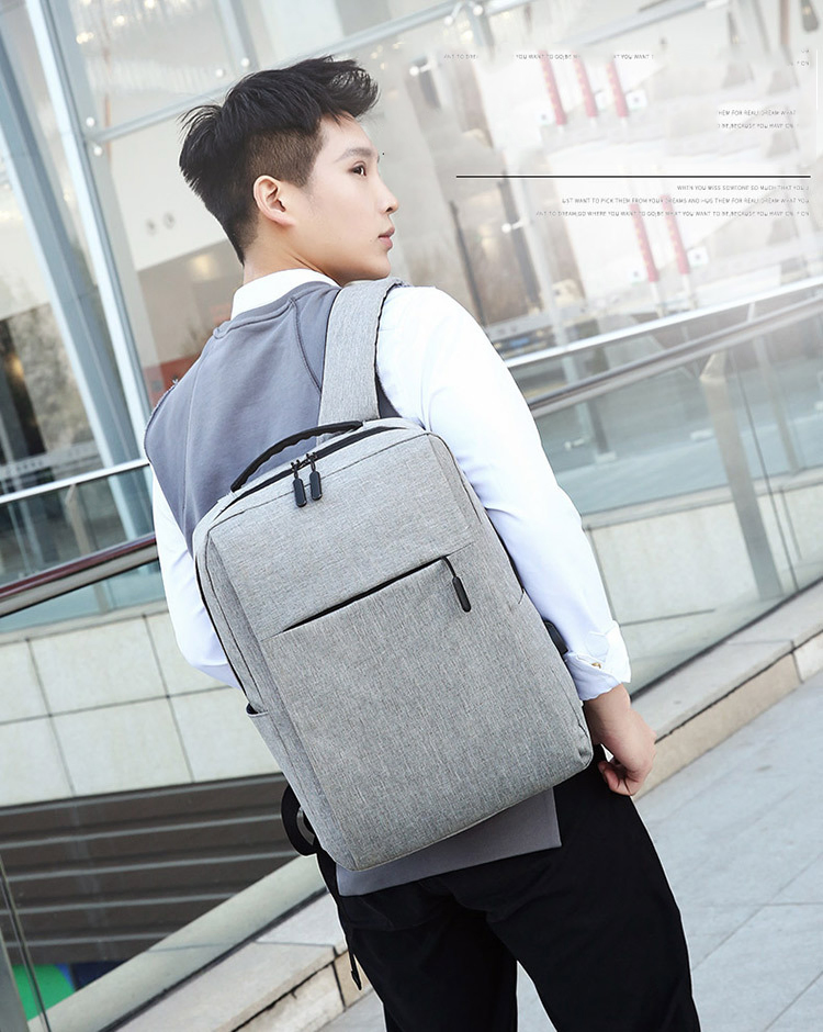 Mochila de Negócios Personalizada, Durável e Impermeável, Grande Capacidade, Mochila Escolar