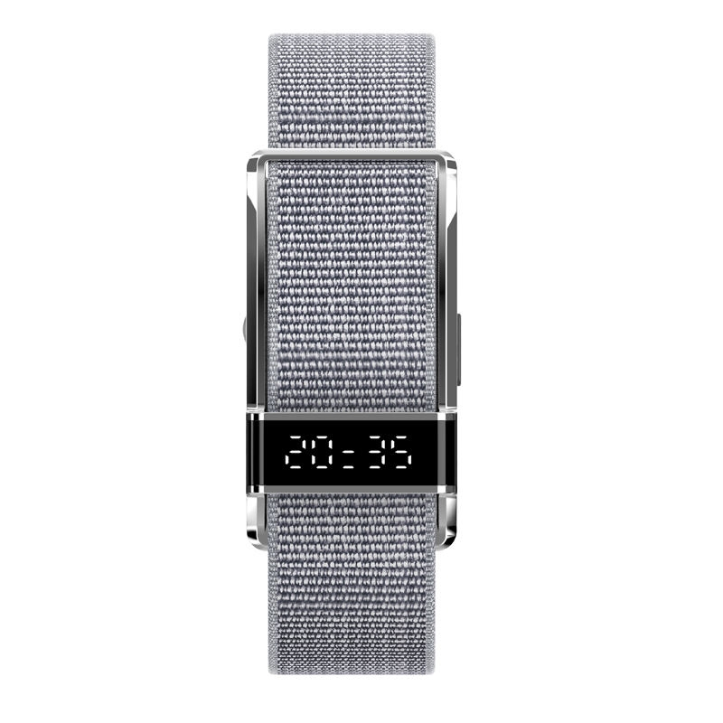 S18 Pulseira Inteligente com Tela IP68 Monitor de Frequência Cardíaca à Prova d'Água Rastreador de Fitness em Liga de Zinco Ouro Prata Preto