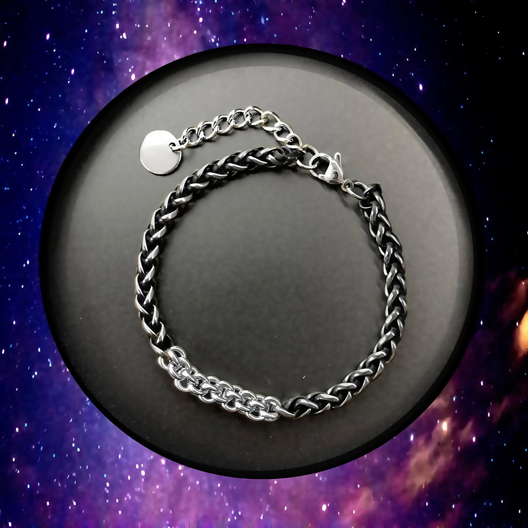 Pulseira de Aço Inoxidável para Homens 13G
