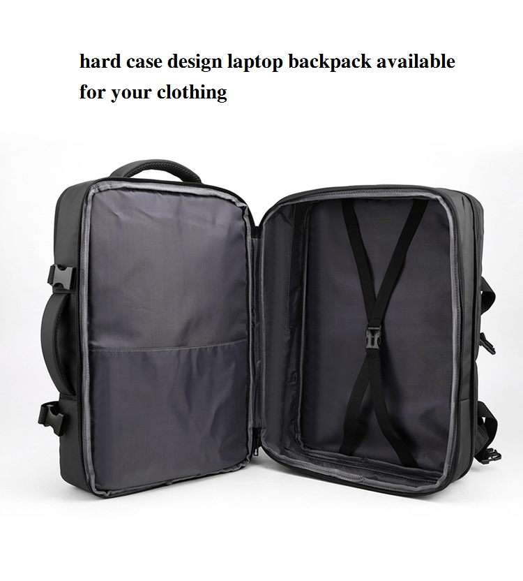 2025 Nova Mochila de Laptop com Porta USB para Carregamento, Ideal para Viagens de Negócios, Estojo Duro, Mala de Computador, Bolsa Tote, Design de Espaço Expandido com Zíper, Bagagem