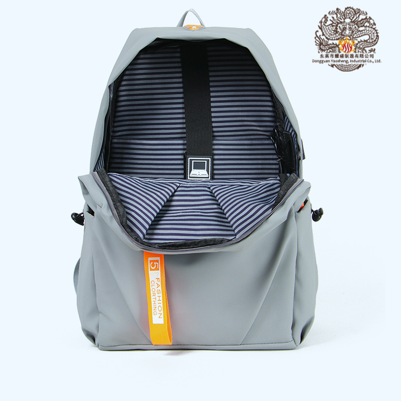 Mochila impermeable de moda con carga USB, mochilas de viaje para laptop para hombres