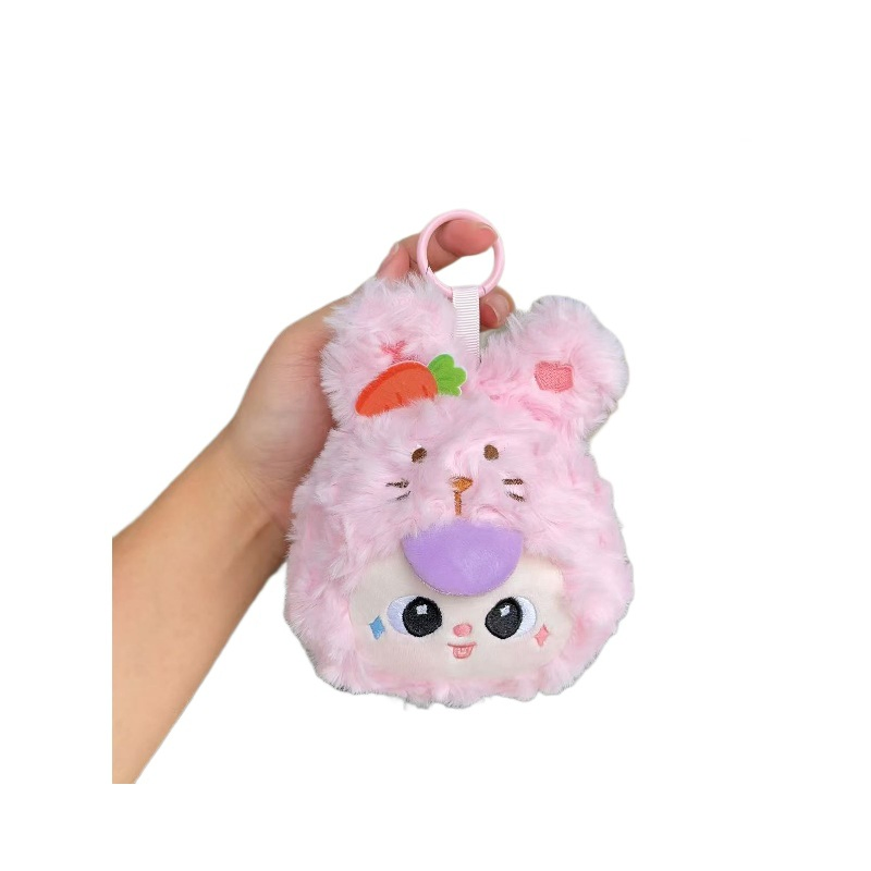 Monedero Kawaii Personalizado Bolsa de Monedas de Peluche de Lujo Caricatura para Niños